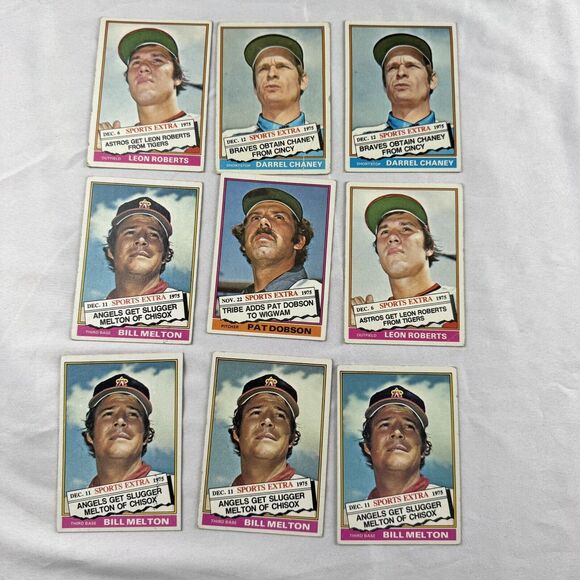 1976 Topps Traded Baseball 70 Cards Lot Poor Condition Low Grade w Multiples - Picture 6 of 8